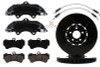 RB Rotor Kit (322x30) for VW MK5 / MK6 Front Upgrade w/17Z Calipers (Calipers & Brake LInes  Are for Illustration purpose only and are NOT Included - Customer must acquire their own)