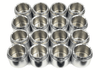 16 ea SS Pistons for 2 Front Mercedes-Benz 8 Piston Calipers