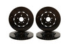RB 2pc Rotor Kit (420/370) for Porsche Panamera Turbo S (17-24) Pccb Conversion to Iron (P/N 2533 & 2753)