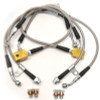 RB Front and Rear SS Brake Line Set for Nissan GT-R R35 09+ (RB Caliper Fitment Only, Not for OE Caliper)