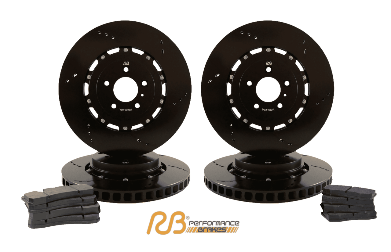 RB 2Pc Rotor Kit (330/322) for Alfa Romeo Giulia/Stelvio 2.0 Stock Replacement Front & Rear (P/N 2621 & 2622)