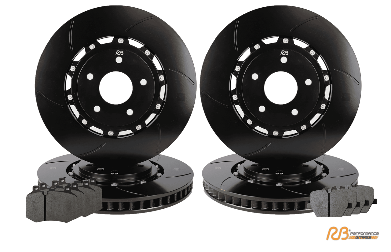 Save 10% on RB 2pc Rotor Kit (345/345) for Supra MK5 & BMW Z4 19+/M3 G80 (P/N 2653 & 2654) - Note: the rear rotors are for Red Bracket (Not w/Gray Calipers)