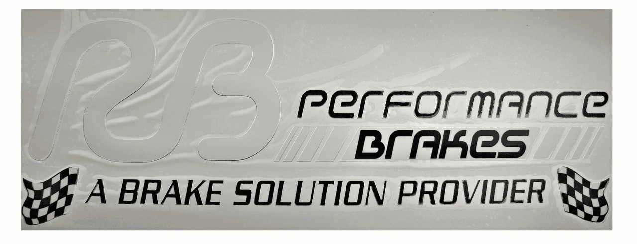 RB logo sticker 18x5in (white)