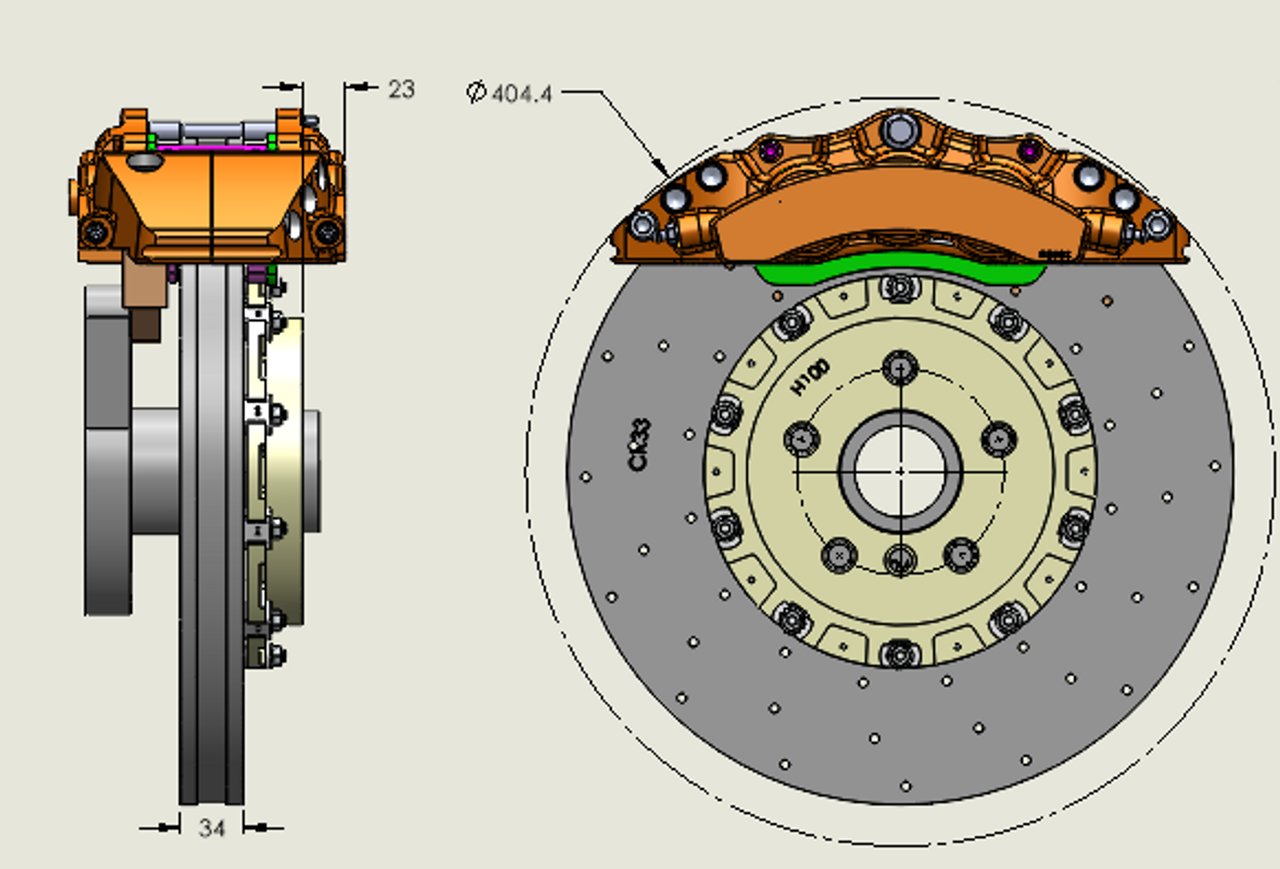 RB-CCB (360x34) BBK for Supra 2020+/BMW Z4M Front