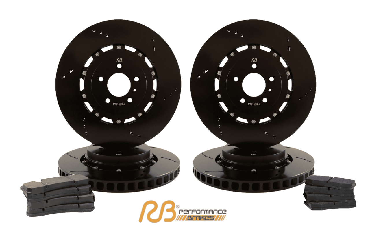 Save 10% on Rotor Kit (400/365) for Tesla X Plaid F&R Stock Replacement (P/N 2690 & 2435); Or w/Optional Rear BBK (400/390) (P/N 2690 & 2643)