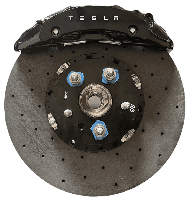 RB-CCB Rotor OE Caliper Kit (390x36) for Tesla S/X Plaid & Long Range Front w/OE Black Calipers (Does Not Fit Non Plaid Models)