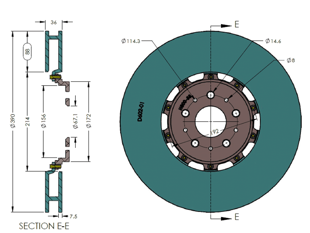 front rotor