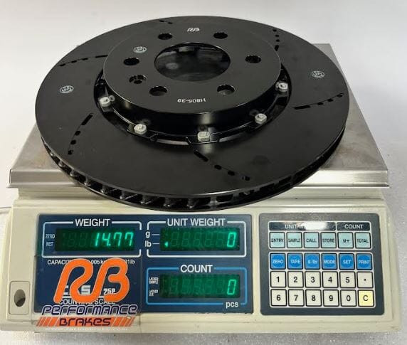 rb rear 2 pc rotor wt