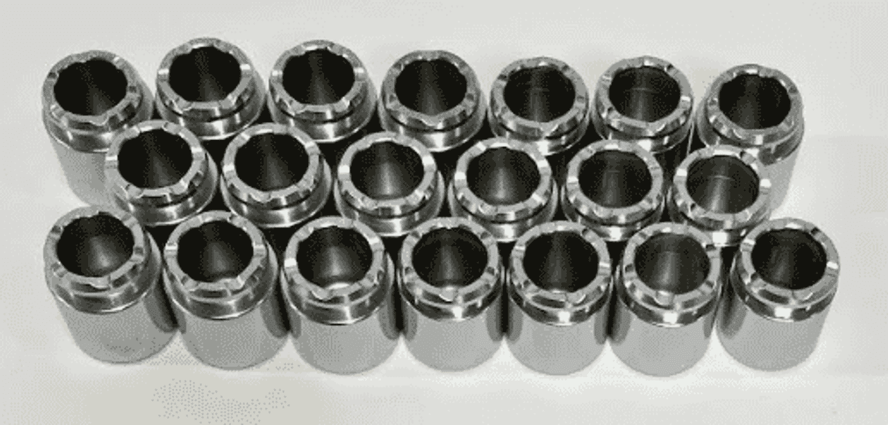 Stainless Steel Piston Kit for Porsche 992 Turbo S Front w/Brembo 10 Pot Calipers (Price is for 2 Calipers)