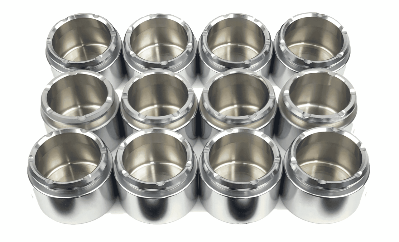 Stainless Steel Piston Kit for Audi Front w/Akebono Gray 6 Pot (AA-63) Calipers (Price is for 2 Calipers)