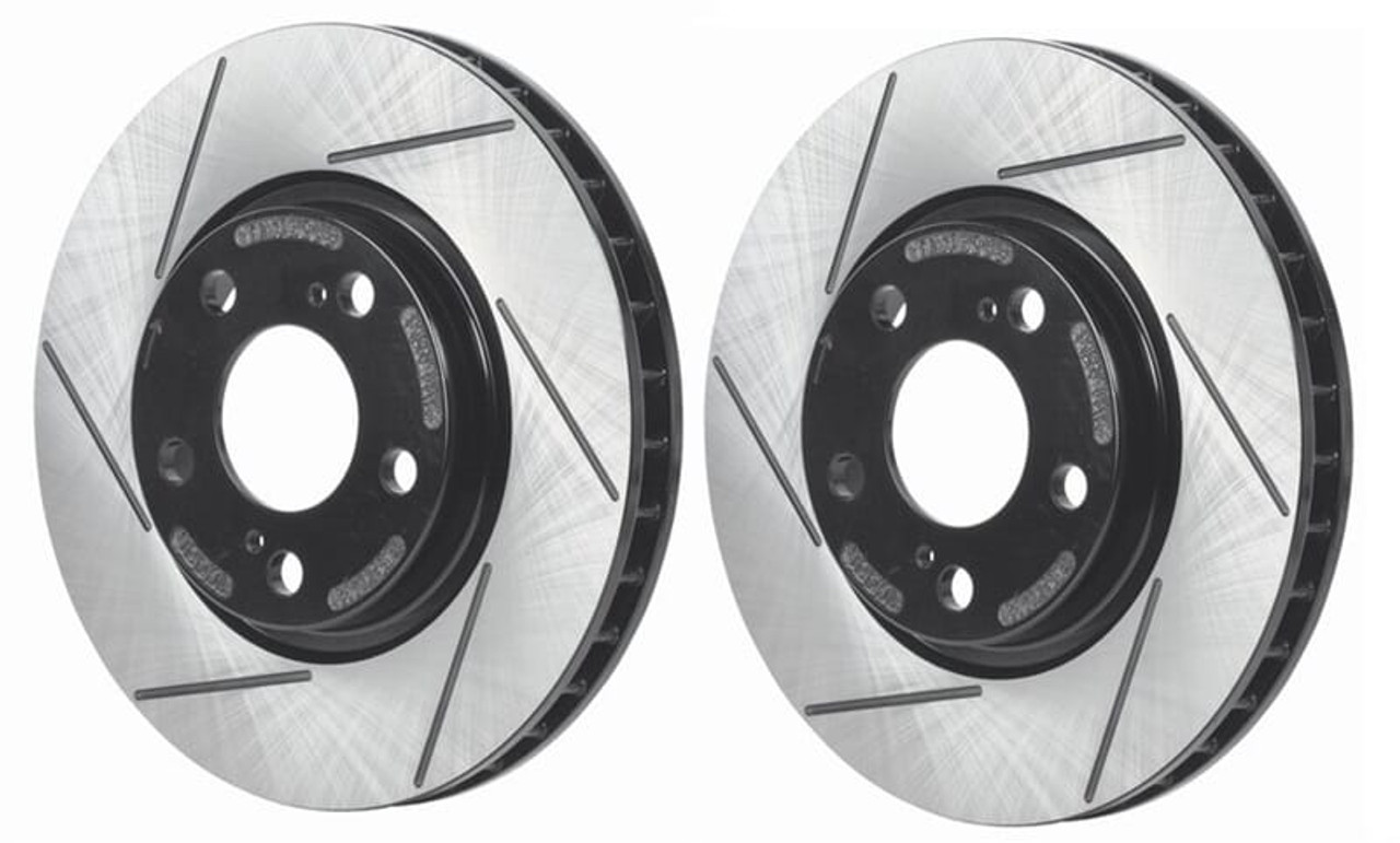 RB 1-Pc rotor (Slotted) for Honda Pilot Front 03-07 (price in pair) - Rotors are made with directional vane for better cooling