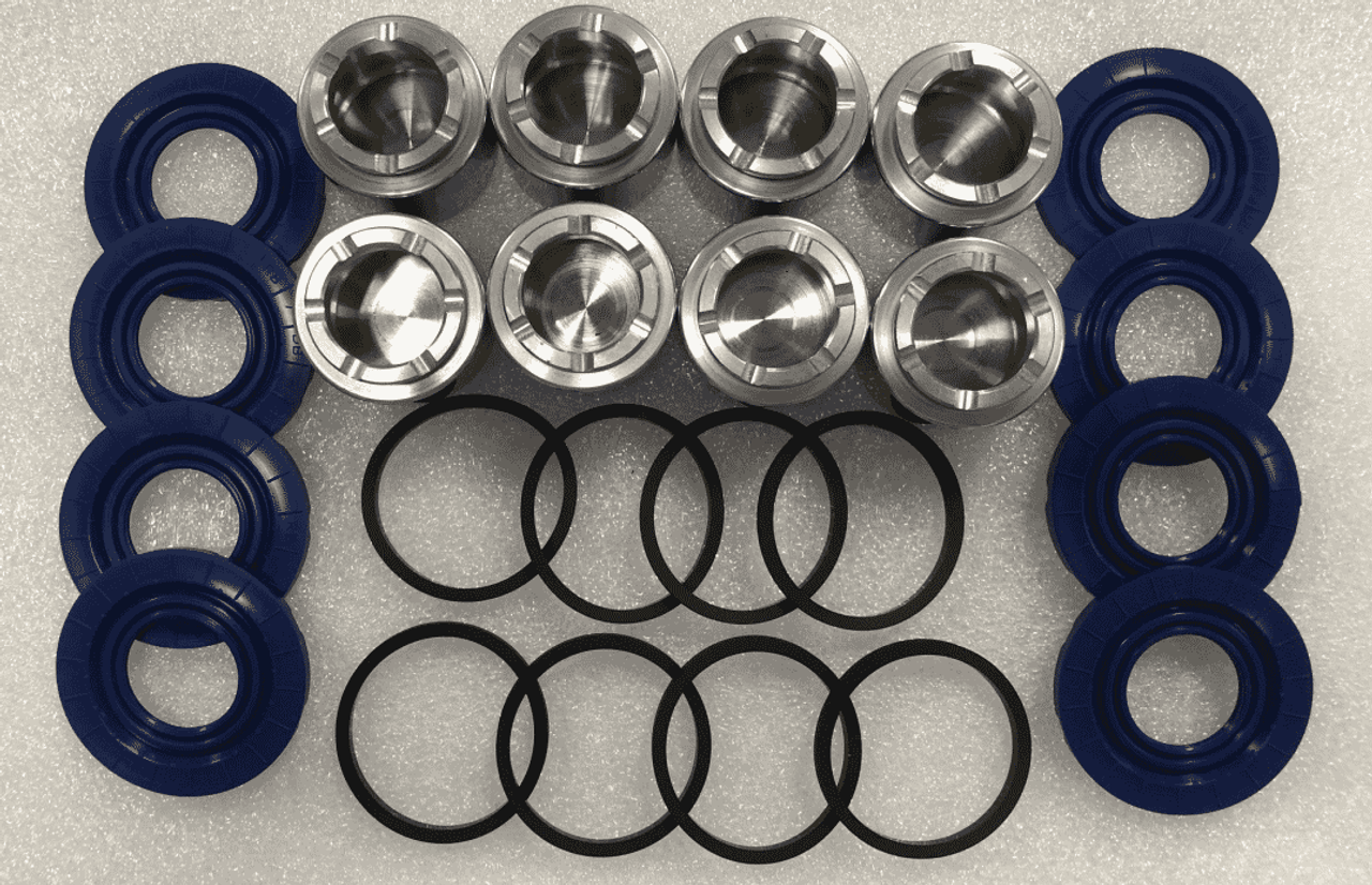 Save 10% on Rebuild Kit -Aston Martin, Audi TTRS, Cadillac CTS-V, Chevy Camaro SS G5, Brembo GT40, Tesla Model S Front 4 Piston Calipers (Price is for 2 Calipers)