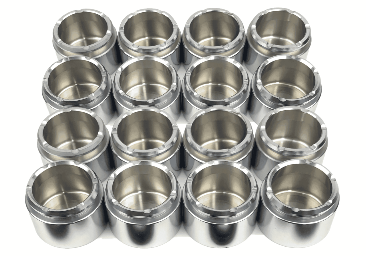 16 ea SS Pistons for 2 Front Mercedes-Benz 8 Piston Calipers