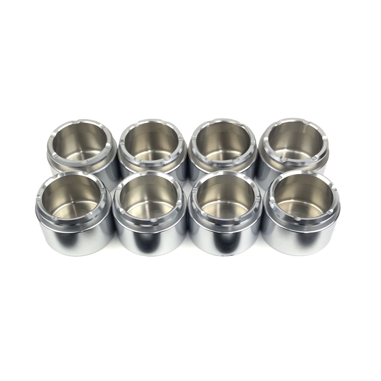 SS Piston Kit Piston Kit for Porsche 996 C4 Turbo, 996 C4S, 996 GT2/GT3, 996 Turbo, 997.1 C2 Turbo, 997.1 C4 Turbo, 997.1 C4S, 997.2 C2S, 997.2 C4S, 987 Boxster S, 987/718 Cayman S/GTS Pccb (yellow) or iron (Red) calipers (Price is for 2 Calipers)