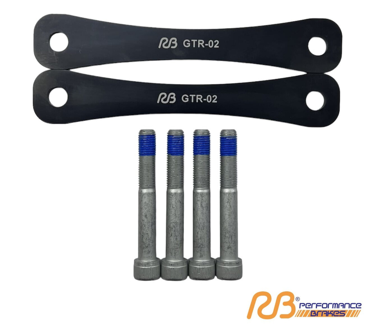 Caliper spacer & hardware kit for Nissan GTR (ALL years) rear upgrade from OE's 380 to 390mm rotors (Price per Pair)