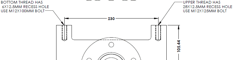 RB Front Caliper Mounting Hardware Kit for Nissan GT-R R35 09-11