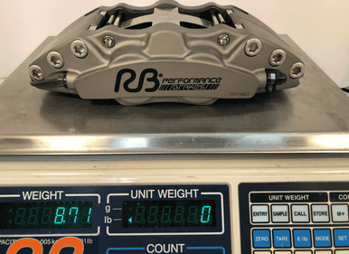 RB4M2 4-Piston Caliper - 170x43 mm for GTR Replacement Rear (Price per each)