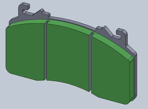 [PDGT500F-391A] RB Pads for Ford GT500 Iron Rotor (2020+) FRONT