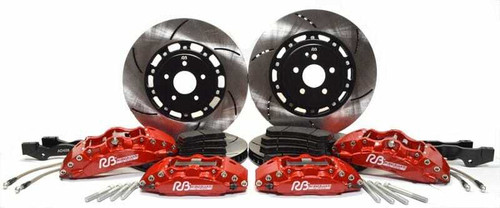 RB 6 Pot Front Calipers & OE Rear Caliper BBK (380x34/370x24) for