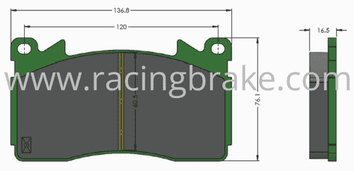 RB Brake Pad for Acura TLX  2021+ ; 2022+ MDX Type S Front Stock Replacement