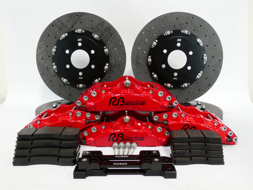 RB Carbon Ceramic Brake Kit (394/380) for McLaren 720S, 600LT, 765LT (P/N: 2C61-K & 2R37-K)