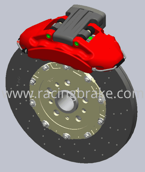 rear rotor 4 pot fixed piston w/ePB