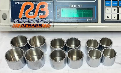 Stainless Steel Piston Kit (30/34/38mm) for Ferrari F360 Stradale, F430 Scuderia F430/449 CCB brake  Viper ACRE CCB Brake Front 6 pot Calipers (Price is for 2 Calipers)