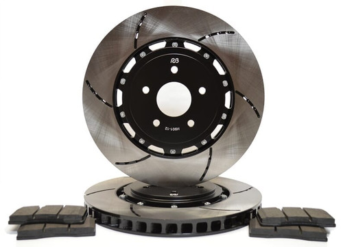 RB 2pc Rotor Kit for Porsche Panamera S/4S Sports, 4E Hybrid; Front Replacement (P/N 2752)