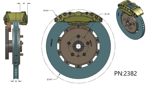 RB Iron System Kit for 2010-15 (Gen5) Camaro Rear