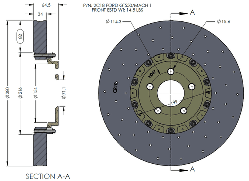 front rotor