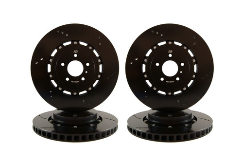 RB 2pc Rotor Kit (420/370) for Porsche Panamera Turbo S (17-24) Pccb Conversion to Iron (P/N 2533 & 2753)