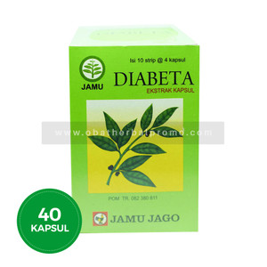 Jamu Jago Diabeta 40 Kapsul Obat Diabetes