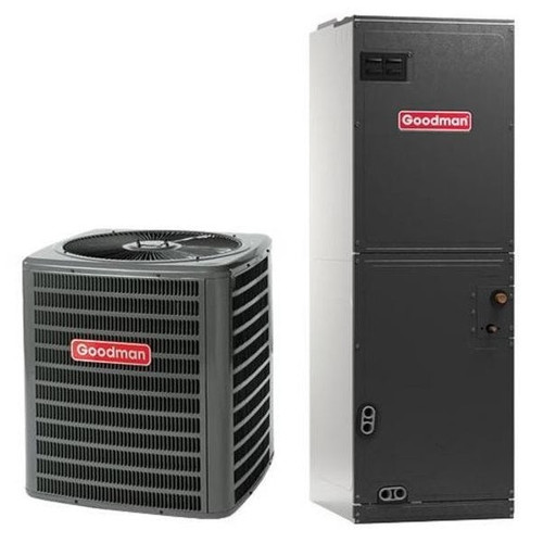 Goodman 5 Ton Heat Pump System | 14.3 Seer2 | 15.1 Seer | GSZB406010 - AMST60DU14