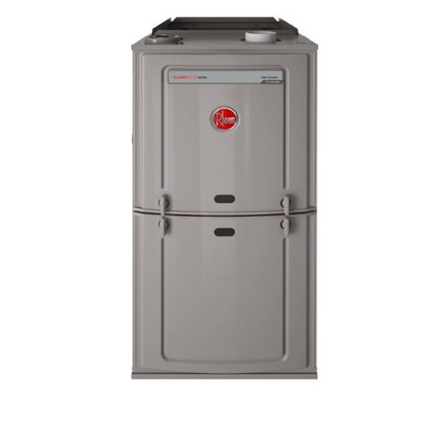 80% Afue - 75k Btu Rheem Furnace - Single Stage - Variable Speed Motor - 5 Ton - 21 Inch Cabinet - Upflow / Horizontal - W801V0755A21UHSCAP