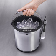 OXO Steel Ice Bucket and Tong Set
