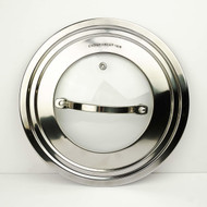 RSVP Endurance Universal Lid With Glass Insert