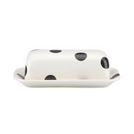 Kate Spade Deco Dot Covered Butter Dish