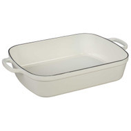 Le Creuset Cast Iron Signature Roaster in White