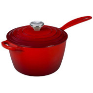 Le Creuset Cast Iron Signature Saucepan in Cerise
