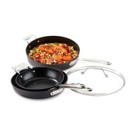 All-Clad Essentials Nonstick 4-Piece Skillet Set