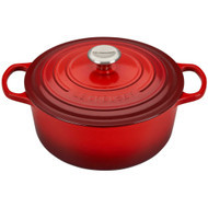 Le Creuset Cast Iron Round Dutch Oven in Cerise