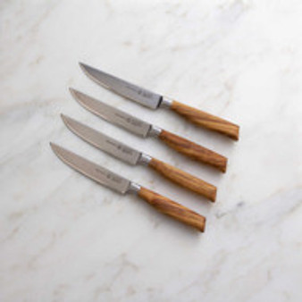 Messermeister Oliva Elite Fine Edge 4 Piece Steak Knife Set