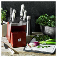 Zwilling Pro Le Blanc 7-Piece Self-Sharpening Knife Block Set