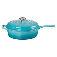 Le Creuset Cast Iron Signature Cassadou in Caribbean