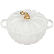 Le Creuset Pumpkin Cocotte in White