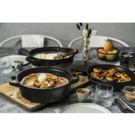 Staub Cast Iron 4-Piece Stackable Set in Matte Black