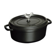 Staub Cast Iron Coq au Vin Cocotte in Matte Black