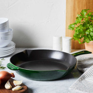 Staub Cast Iron Fry Pan in Basil