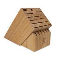 Shun 22-Slot Bamboo Block