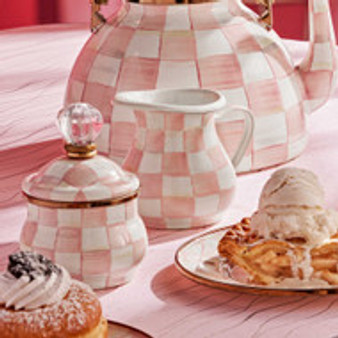 MacKenzie-Childs Rosy Check Creamer